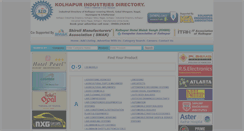 Desktop Screenshot of kolhapurindustriesdirectory.com